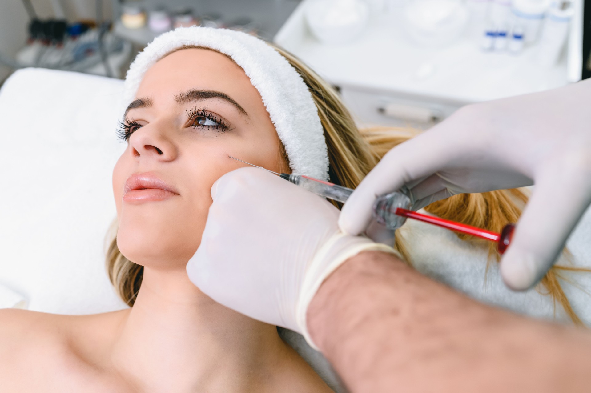 Tratamiento de belleza con bótox